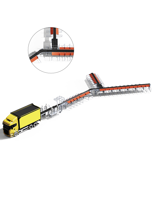 Special-shaped module with sorting system: Y-type